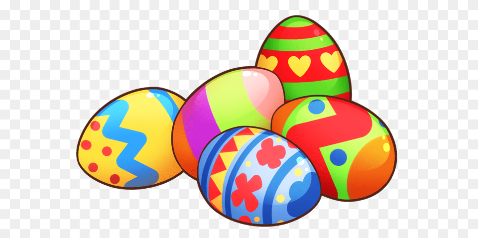 Happy Easter Eggs Clipart Images Pictures Banners Borders Gif Meme, Easter Egg, Egg, Food Free Transparent Png