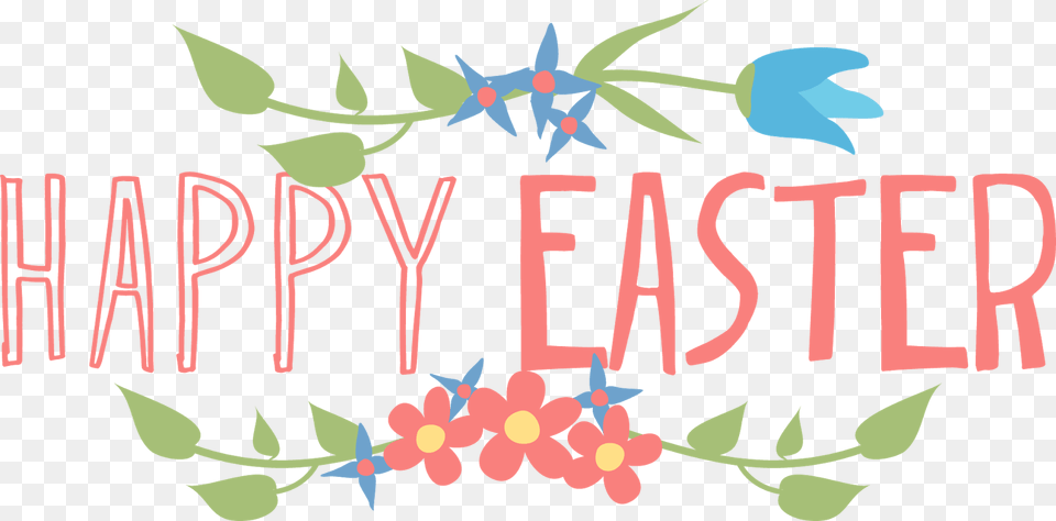 Happy Easter Healthy Transparent Background Happy Easter, Art, Graphics, Pattern, Leaf Free Png