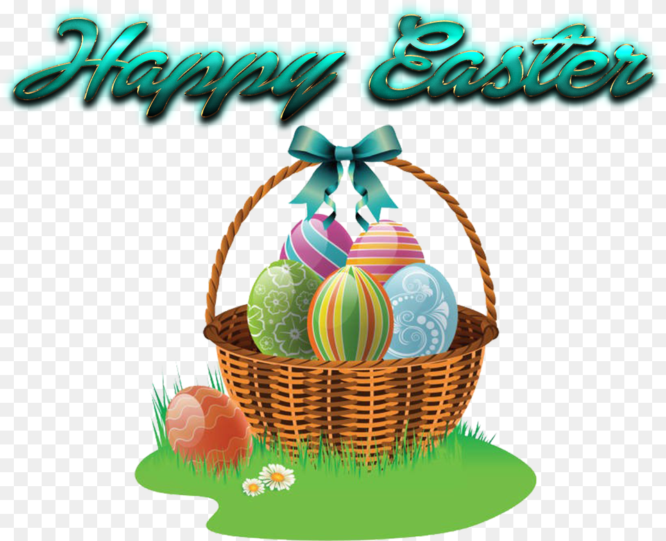 Happy Easter Image Download Gift Basket, Ball, Food, Sport, Tennis Free Transparent Png