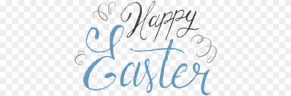 Happy Easter Pen Confetti Happy Easter Vetor, Handwriting, Text Png