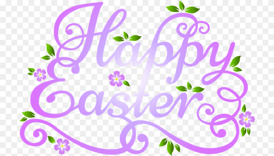 Happy Easter Purple, Text, Art, Graphics, Dynamite Png Image