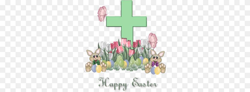 Happy Easter Religious Icons Images Greek Orthodox Happy Easter Religious Graphic, Cross, Symbol, Flower, Plant Png