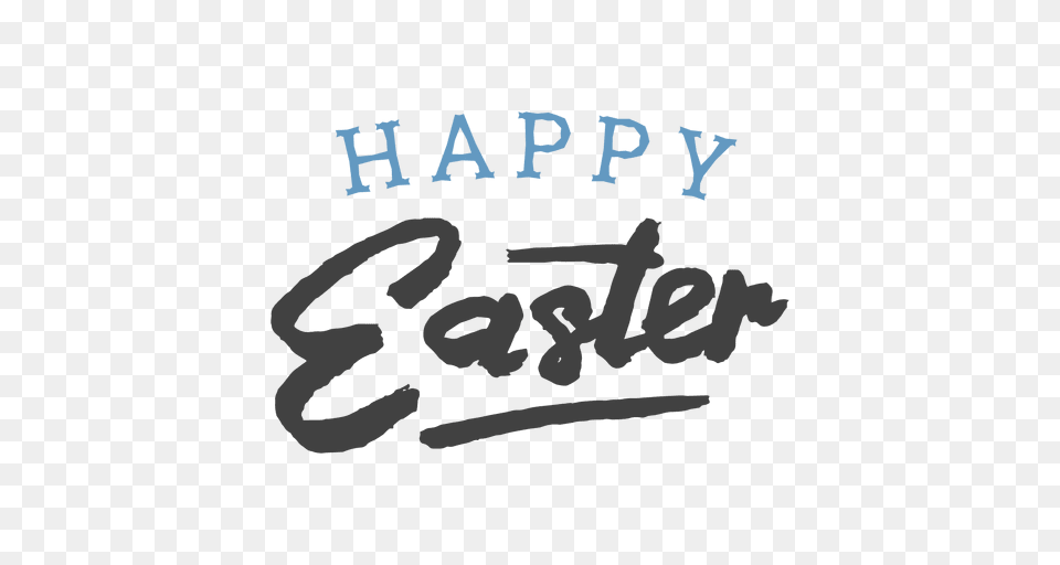 Happy Easter Simple Confetti Bold, Handwriting, Text, Green Png