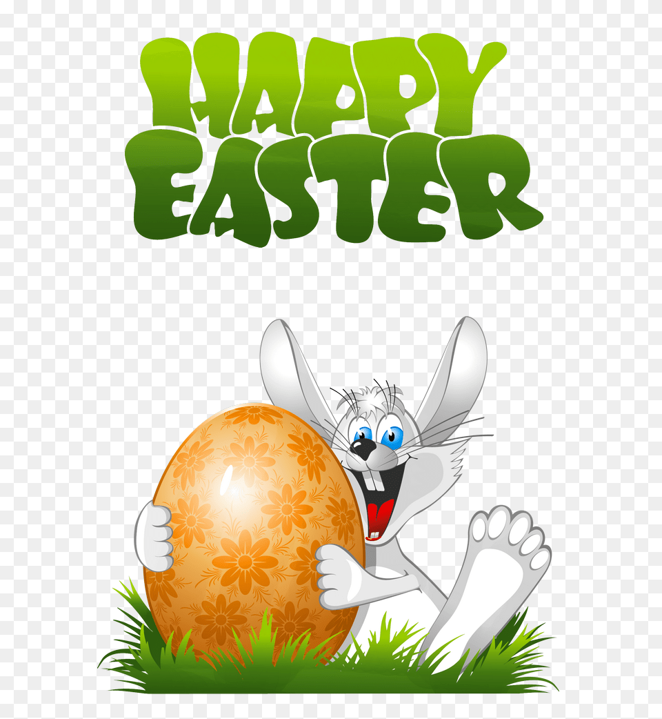 Happy Easter With Bunny Animated Happy Easter, Sphere, Art, Graphics, Grass Free Transparent Png