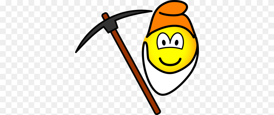 Happy Emoticon Dwarf Smiley, Device, Blade, Dagger, Knife Free Png