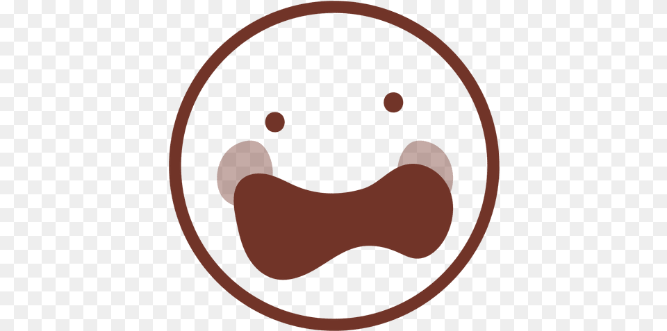 Happy Emoticon Flat Face Transparent U0026 Svg Vector File Happy, Head, Person, Mustache Free Png