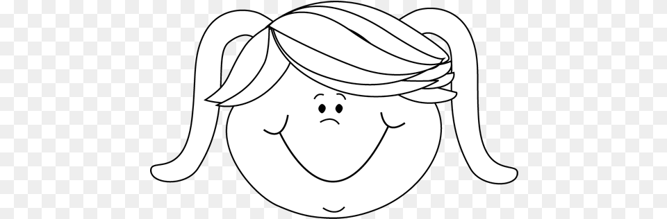 Happy Face Cartoon Download Clip Art Webcomicmsnet Happy Image Black And White, Stencil, Baby, Person, Head Free Transparent Png