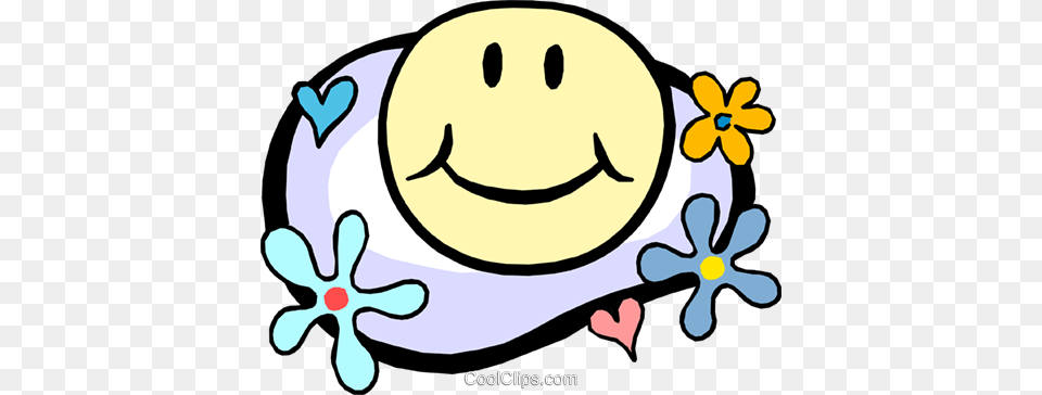 Happy Face In Flower Power Motif Royalty Vector Love And Be Holder With Smiley Face Quotes, Clothing, Hat, Outdoors Free Transparent Png