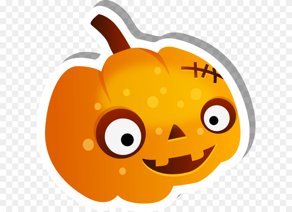 Happy Face Jack O39 Lantern Sticker Jack O39 Lantern, Animal, Sea Life, Fish, Baby Free Png Download