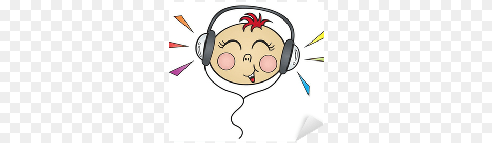 Happy Face Listening The Sound We Live To Change Music, Electronics, Baby, Person, Headphones Png