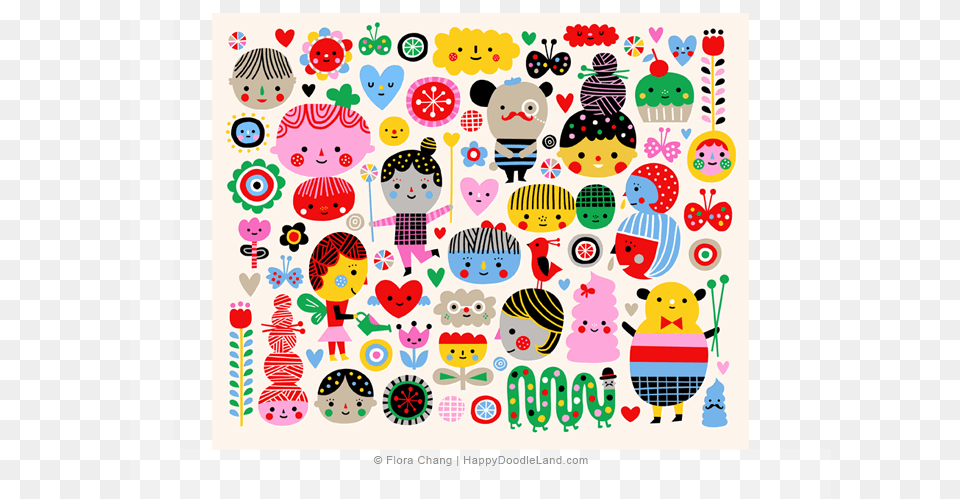 Happy Faces Flora Chang, Pattern, Person, Art, Baby Png