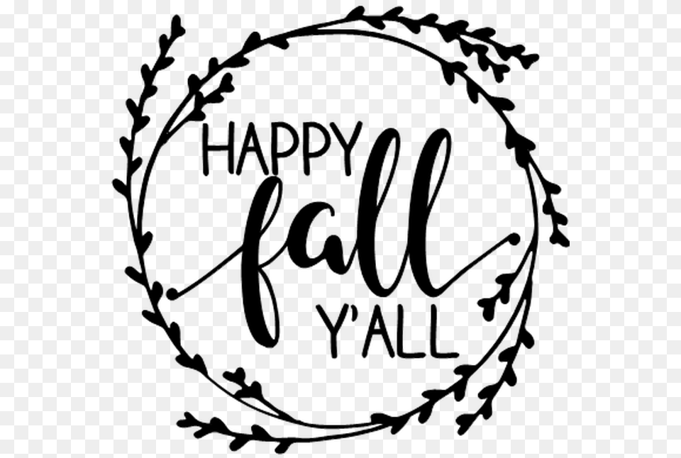 Happy Fall, Gray Free Png Download