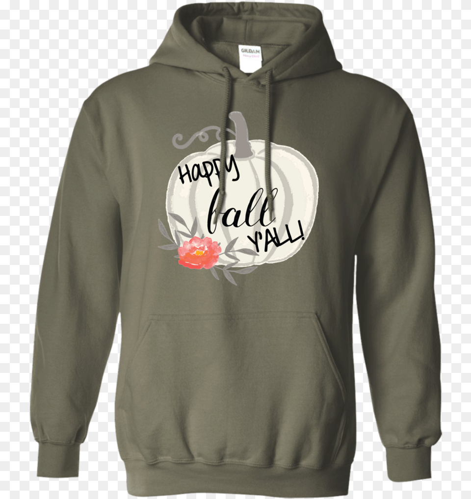 Happy Fall Y All Watercolor Pumpkin Hoodie Sweatshirt Meninist Hoodie, Clothing, Coat, Jacket, Knitwear Png Image