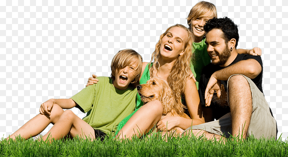 Happy Family, Laughing, Face, Plant, Grass Free Png Download