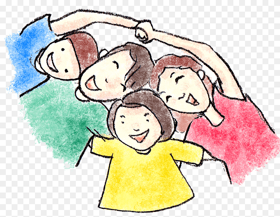 Happy Family Clipart, People, Person, Art, Photography Png