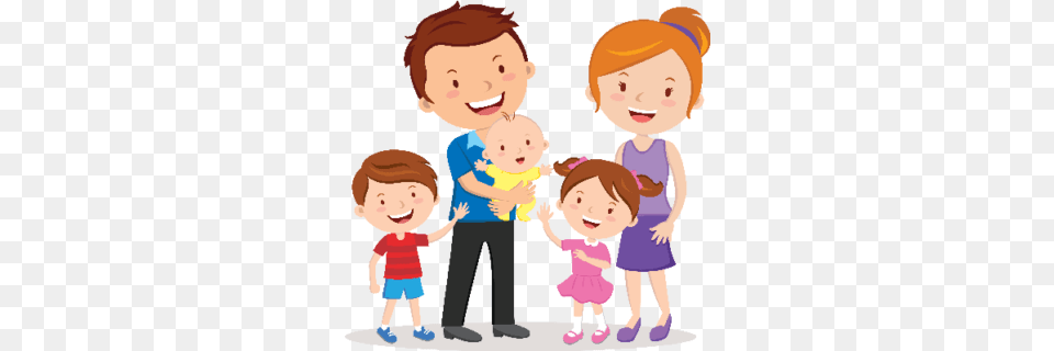 Happy Family Clipart, Person, People, Head, Baby Free Png