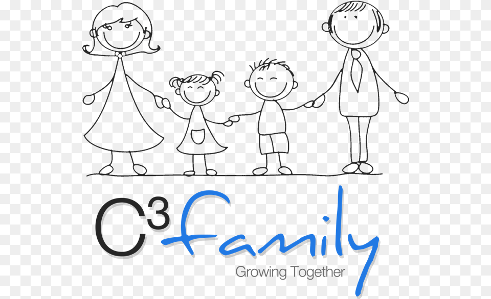 Happy Family Coloring Pages, People, Person, Text Png