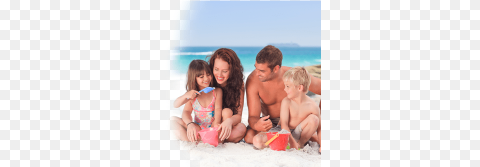 Happy Family On Beach Bathroom, Photography, Summer, Person, Face Free Transparent Png