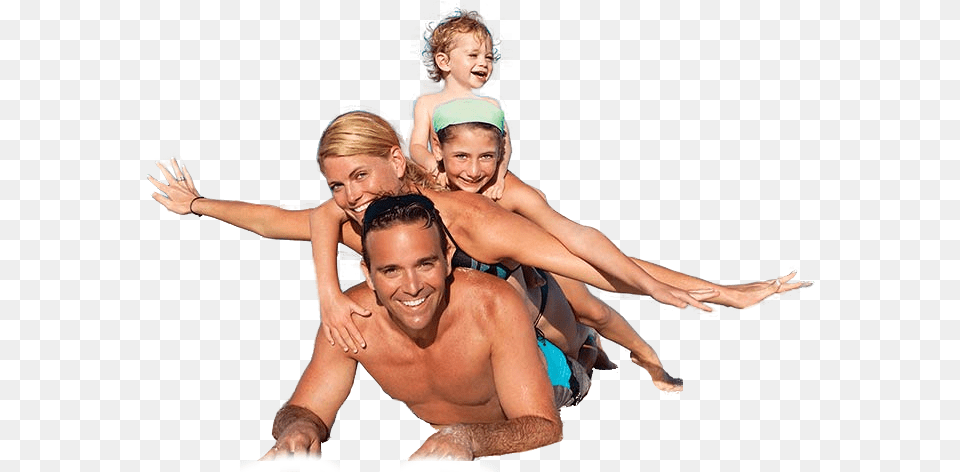 Happy Family On Vacation Download Vacations Family, Swimwear, Portrait, Photography, Person Free Png