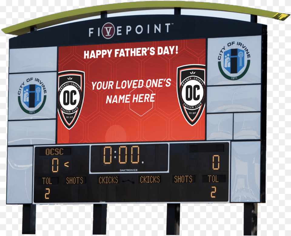 Happy Father39s Day Message Scoreboard, Electronics, Screen, Computer Hardware, Hardware Free Png Download