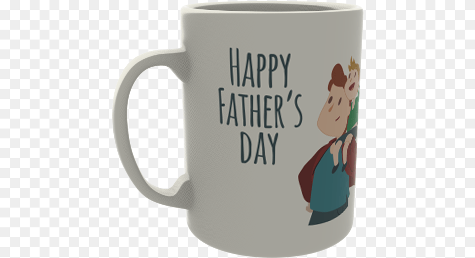 Happy Fathers Day Coffee Cup, Beverage, Coffee Cup, Person, Bottle Free Transparent Png