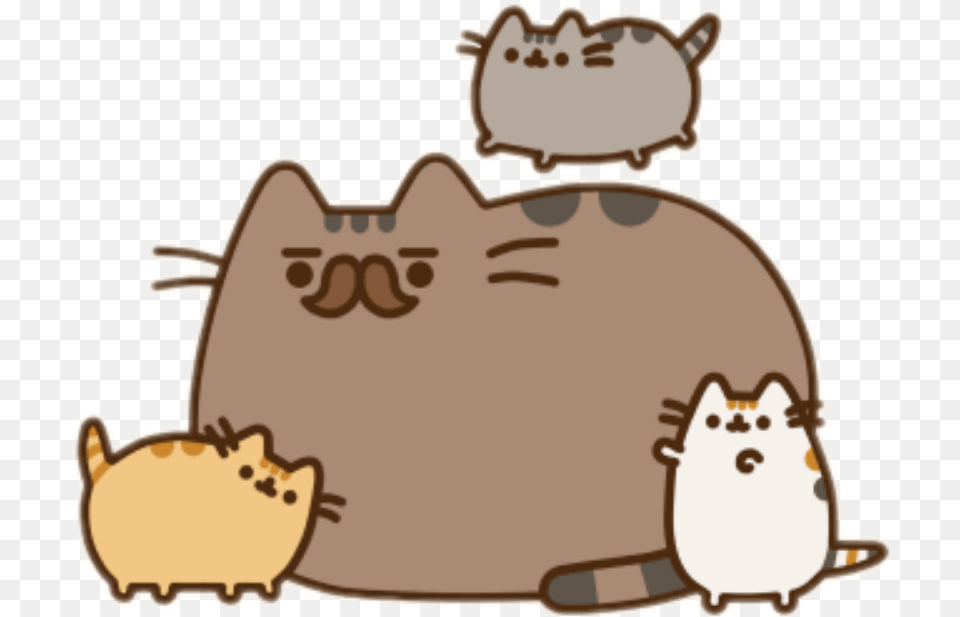 Happy Fathers Day Pusheen, Bag, Face, Head, Person Png