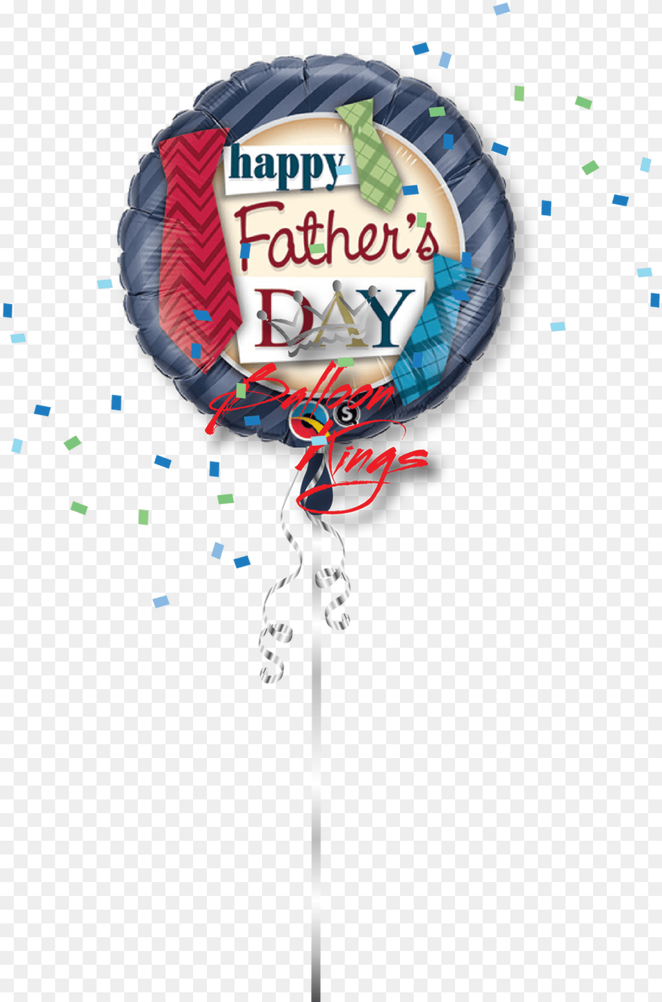 Happy Fathers Day Ties Father39s Day Foil Balloons, Food, Sweets, Balloon, Candy Png Image
