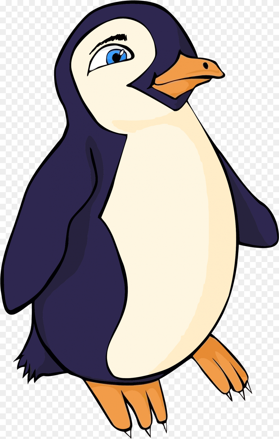Happy Feet Cute Cartoon Penguin By Jemm Clipart Animals Facing Left And Right, Adult, Animal, Female, Person Free Transparent Png