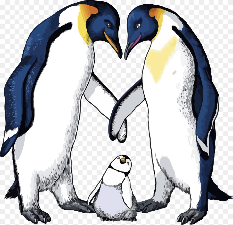 Happy Feet Family Clipart Only Child Family, Animal, Bird, Penguin, King Penguin Free Png