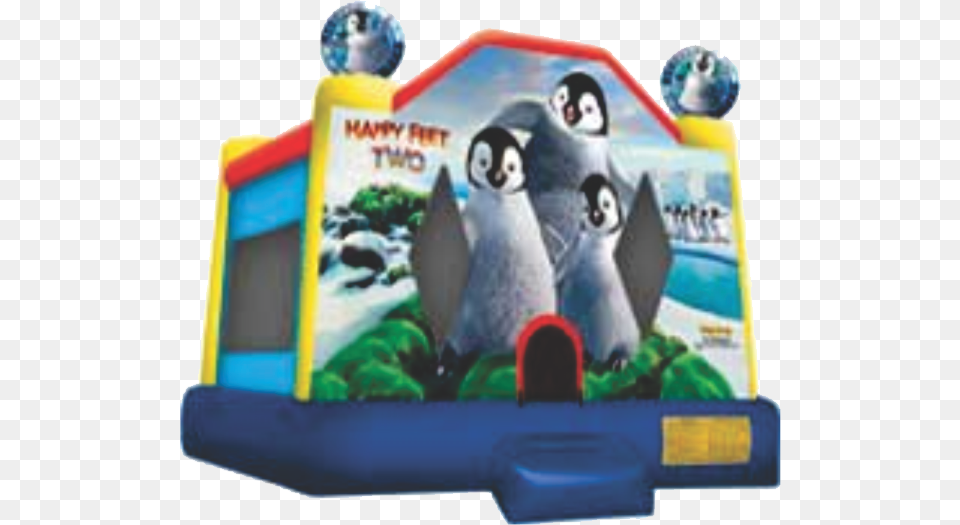 Happy Feet Jump Bounce House, Animal, Bird, Penguin, Nature Png Image