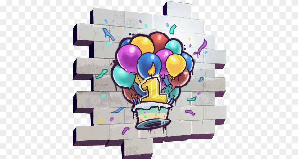 Happy Fortnite Spray, People, Person, Art, Balloon Free Transparent Png