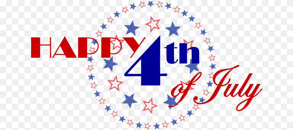 Happy Fourth Of July, Symbol, Text Png Image