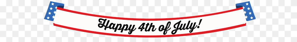 Happy Fourth Of July Long Banner, Text Free Png Download