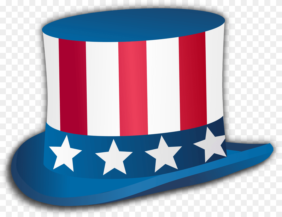 Happy Fourth Of July Top Hat, Clothing, Flag, Cowboy Hat Free Transparent Png