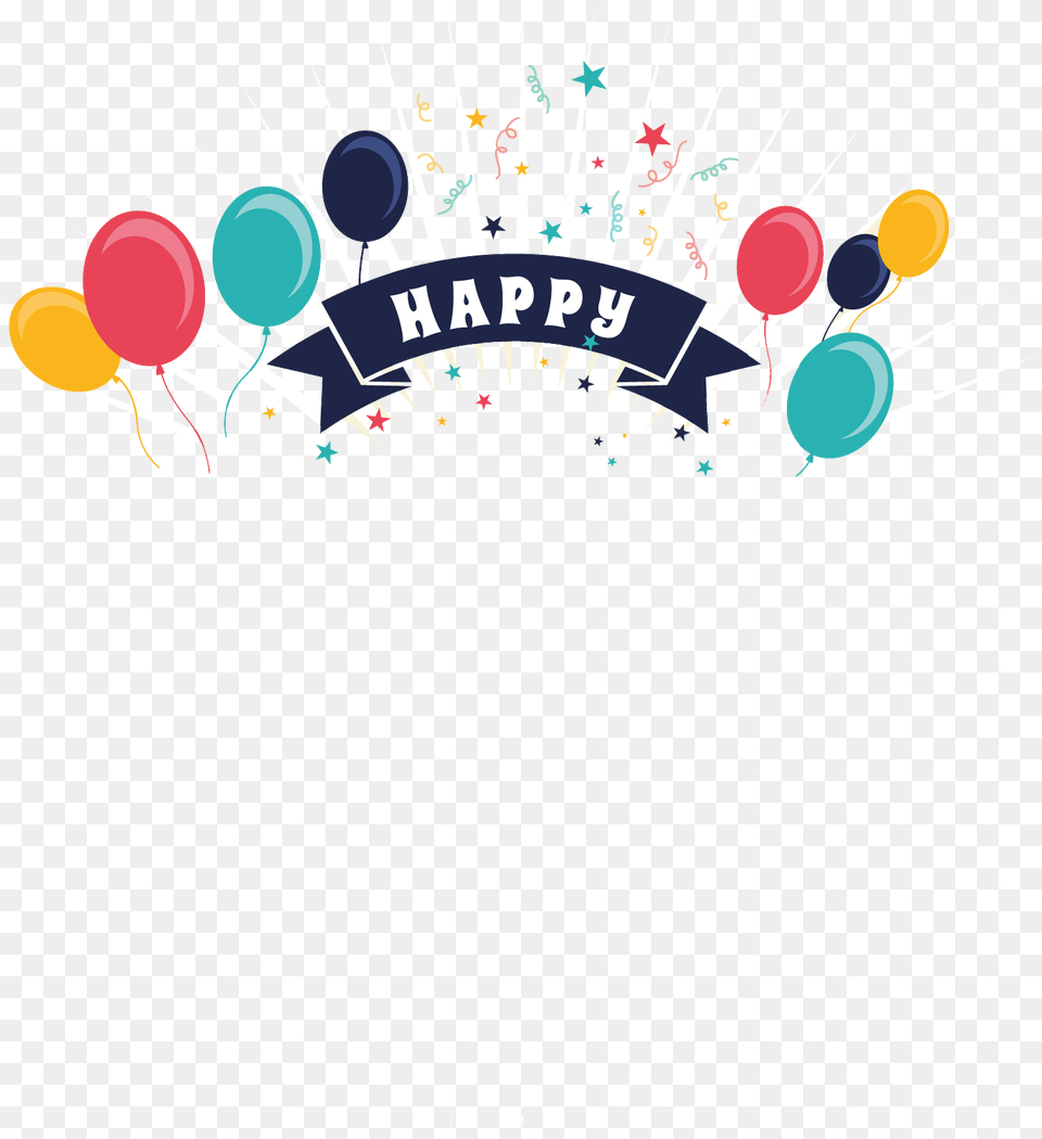 Happy Free Download Vector Transparent Background Happy Background Happy Birthday, Balloon Png