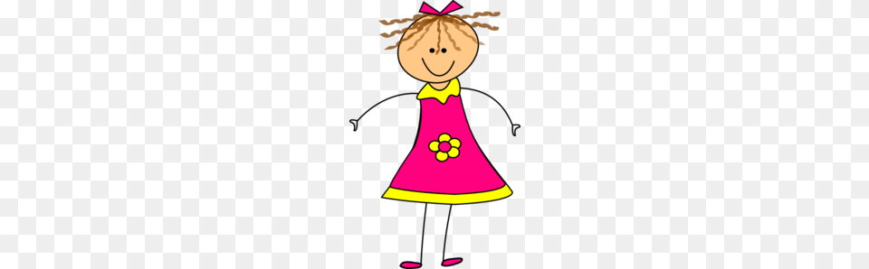 Happy Girl Pink Clip Art, Clothing, Hat, Cape, Cartoon Free Png Download