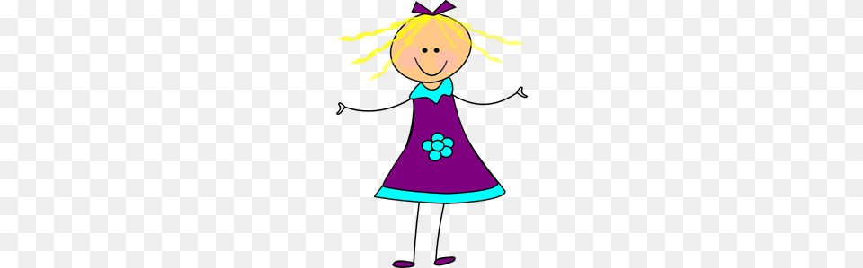 Happy Girl Purple Clip Arts For Web, Clothing, Hat, Formal Wear, Cartoon Free Png