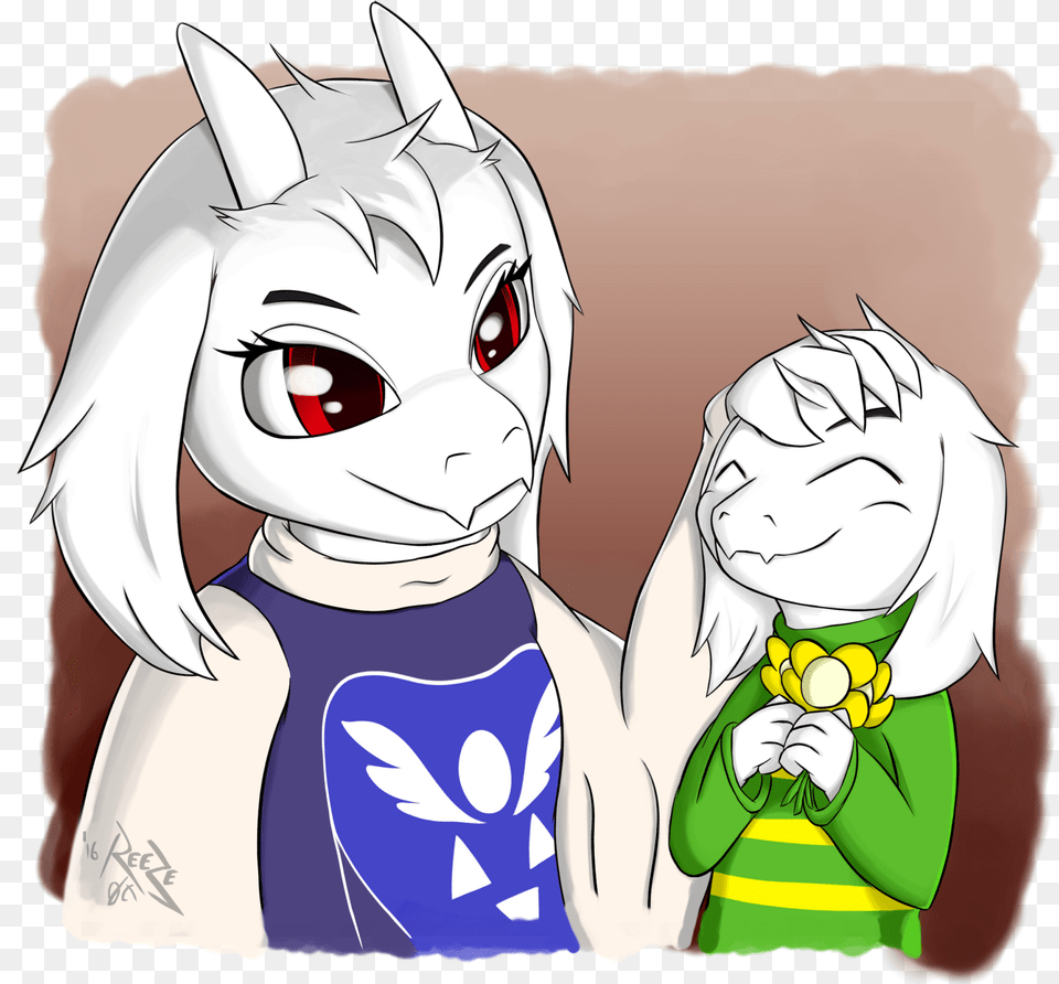 Happy Goatmom Day Happy Undertale, Book, Comics, Publication, Baby Free Transparent Png