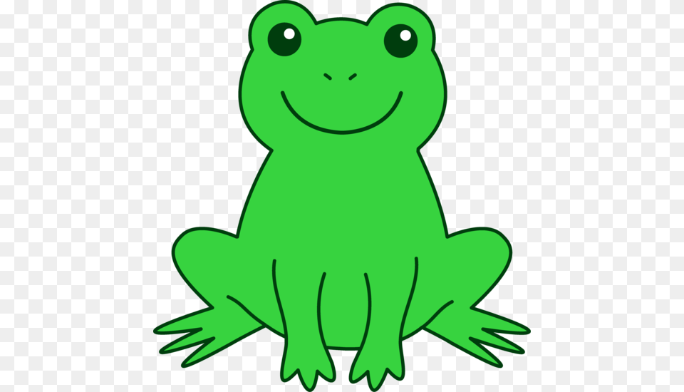 Happy Green Frog, Amphibian, Animal, Bear, Mammal Free Png