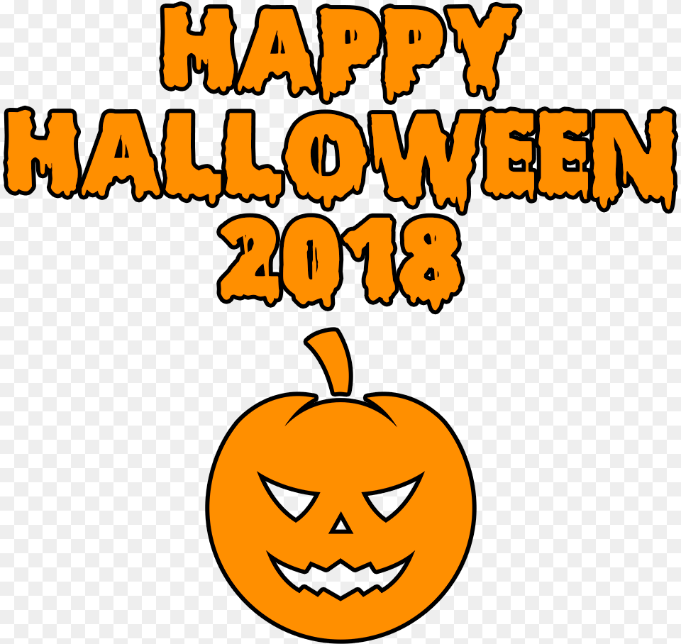 Happy Halloween 2018 Clipart Halloween 2018 Clipart, Festival Free Png