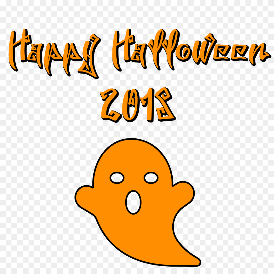 Happy Halloween 2018 Scary Font Ghost, Face, Head, Person Png Image