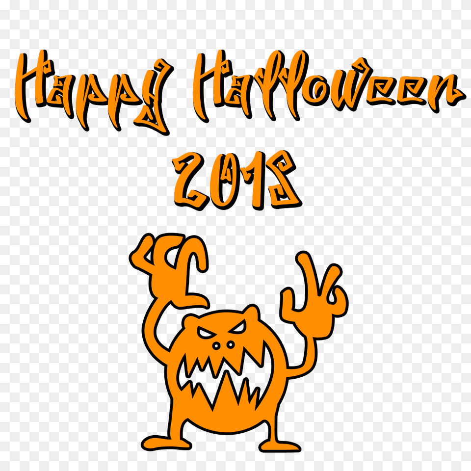 Happy Halloween 2018 Scary Font Monster, Festival Free Transparent Png