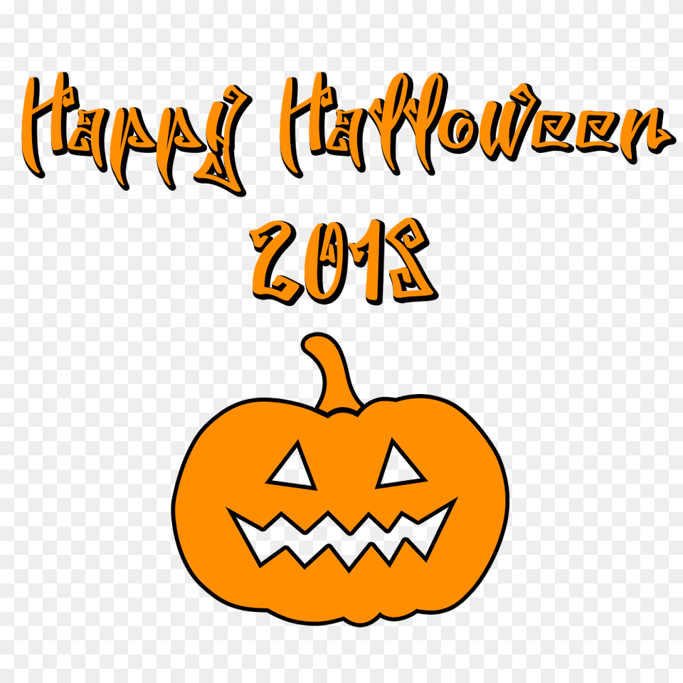 Happy Halloween 2018 Scary Font Pumpkin, Festival Png Image