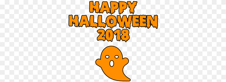 Happy Halloween 2018 Scary Ghost Bloody Font Halloween Free Png