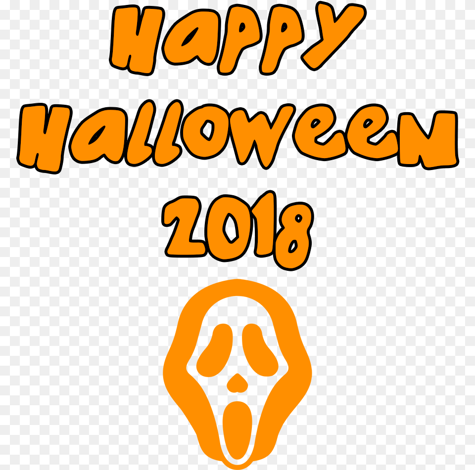 Happy Halloween 2018 Scary Mask Portable Network Graphics, Person, Text, Face, Head Free Png Download