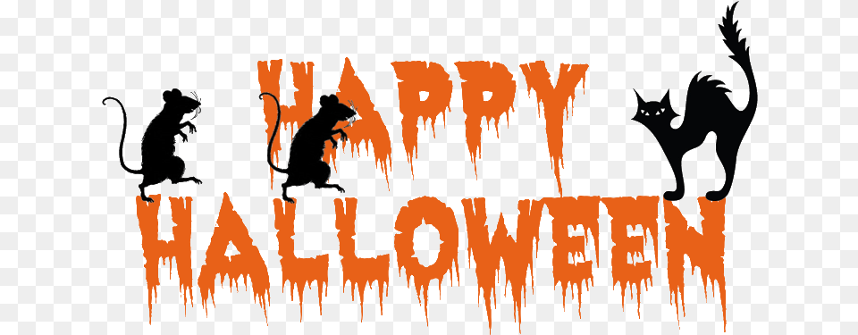 Happy Halloween Banner 06q Happy Halloween Banner, Animal, Kangaroo, Mammal Free Transparent Png