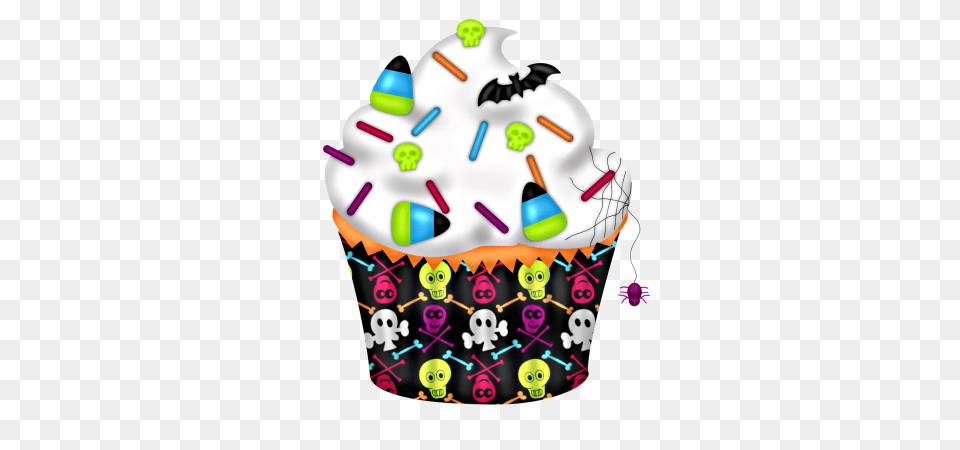 Happy Halloween Clip Art, Birthday Cake, Cake, Cream, Cupcake Free Transparent Png
