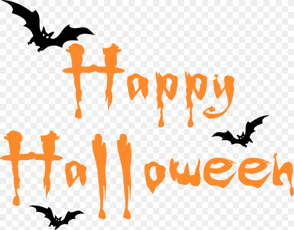 Happy Halloween Clipar Image Cool Font Happy Halloween, Light, Person, Text, Cross Free Transparent Png