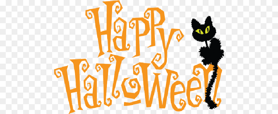 Happy Halloween Clipart Happy Halloween Transparent Background, Person, Animal, Cat, Mammal Png Image