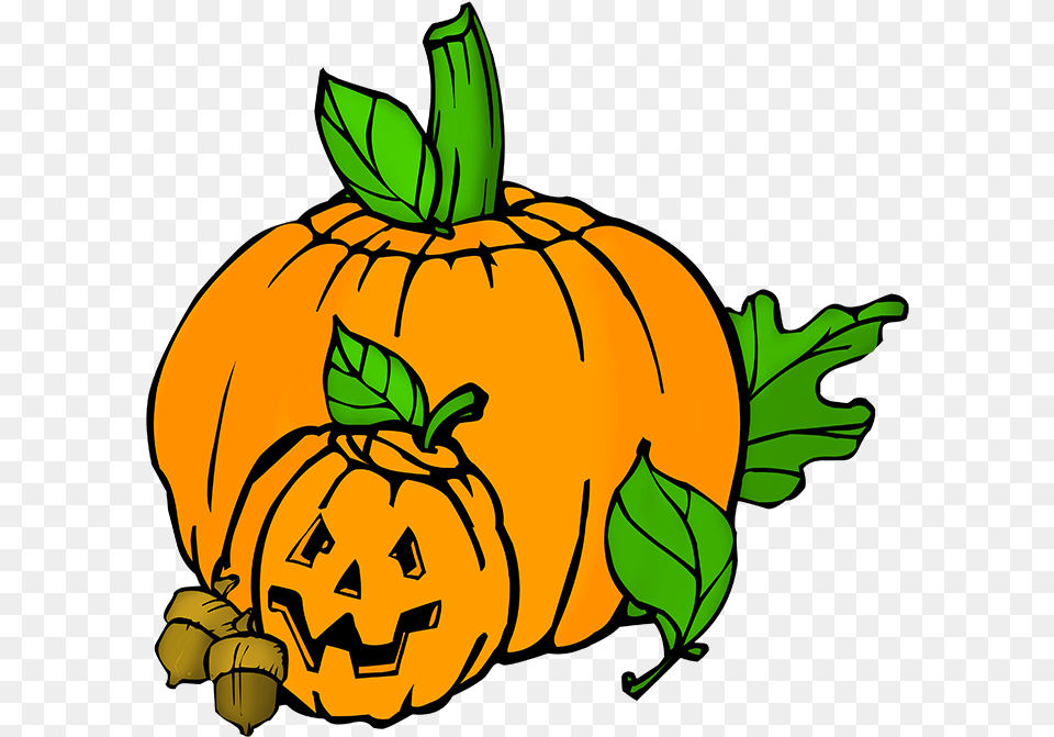 Happy Halloween Clipart Jack O Lantern Clip Art, Vegetable, Pumpkin, Food, Produce Png Image